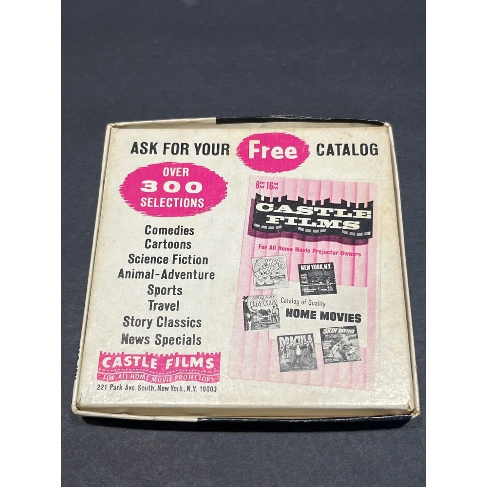 Vintage Abbott and Costello Meet Frankenstein Castle Films Super 8 Movie Reel